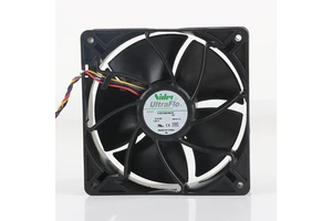 Nidec 5V 24V 48V DC12V 1.85A AC EC 12038 120X120X38MM 12CM with Temperature Control Violent Four-wire V12E12BS1B5-07 Cooling Fan