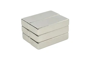 Custom High-Performance Ni-Plated Block Neodymium Magnets (NdFeB Grade) for Wind Turbine Generators Permanent Synchronous Motors
