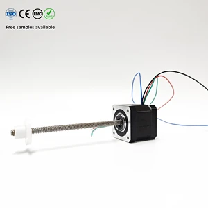 42mm NEMA17 Hybrid Linear Stepper Motor T8 Lead Screw 1.7A 0.4Nm 12V/24V for Automation Equipment