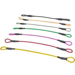 FENGMIN Customizable Length Thickness Color Stainless Steel Connector Cable Assembly Polyvinyl Chloride Coating Welding Bending