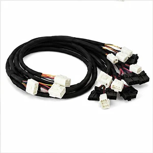 Custom Construction Crane Machine Wire Harness with IP66 Rating Rubber Insulation 2-core for Home Appliances