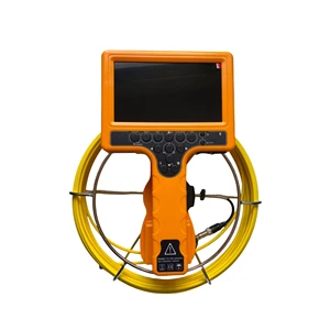 Underwater Sewer Drain Inspection Camera With 17mm Camera Lens Rigid Cable 10M Testing Cable