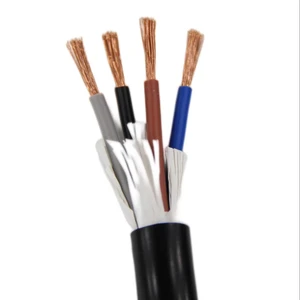 Flame Retardant RVV Flexible Control Cable, Multi-Core Copper Wire Sheathed Electrical Cord for Power Appliance