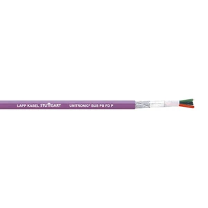 6XV1830-0JH10 PROFIBUS FC robust bus cable with PUR outer sheath for exposed to chemicals and mechanical loads, 2-core shielded