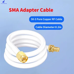Extension Cable, 5G/4G/WiFi Antenna Coaxial Jumper Cable for IoT, Camera, Router & Network Card