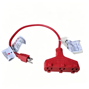14AWG SJTW 15A 3 Prong Heavy Duty Extension Cord Wear-Resistant Power Supply Cord for Workshop Industrial Machine OEM
