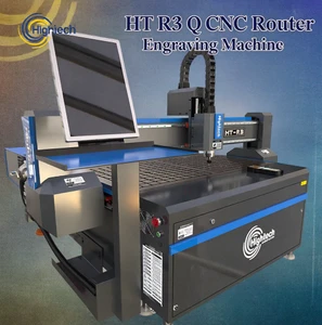 High-Accuracy Hightech 3.2kW Spindle Machine with 0.025mm Positioning Accuracy 1-24000 RPM 1 Year Warranty for Advertisement Use