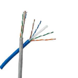 Solid Full Copper 4 Pairs Cat6A SFTP Exterior Network Extension 300 Meter Outdoor Double CAT6 Cable 305m UTP CCA