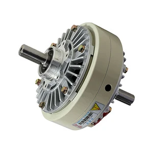 BLS PC 20 Double Shaft Magnetic Powder Clutch 200Nm 24V DC Overload Protection Cable Braided Motor 1 Year Warranty