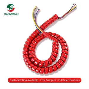Factory Custom Manufacturing Spiral Flexible PVC Insulated Power Auto Aerospace Flame Retardant Shielded Cable
