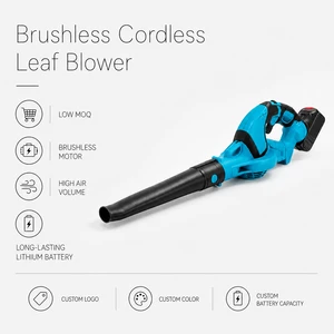 20V MAX Battery Powered Leaf Blower Cordless Electric Air Blower for Outdoor Cleaning Car Washing Dust Removal Power Tool