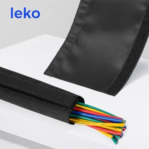 LKCM Flexible Hook and Loop Wrap for Robotic Arm | Abrasion Resistant Cable Sleeve | High-Performance Wire Harness Protector