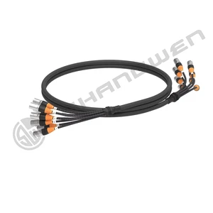8 Channel 8 Way Cat6 UTP Stage Ethernet Extension Cable Waterproof Cable with Zinc Alloy RJ45 Connector Snake Cable