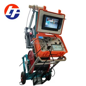 Auto Cable Underwater Well Dual 200m Borehole Inspection Camera Imaging System Tv