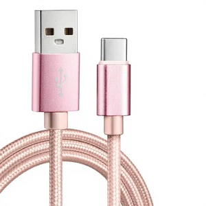 Custom Logo Nylon USB a to Type C Cable High Toughness Charging Cord Custom Package Available for Brand Gifts