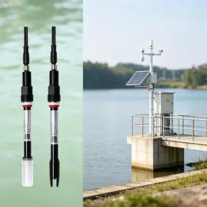 Lake Reservoir pH Sensor 0-14pH Direct Cable IP68 for Reservoir Water Quality Monitoring Station Environmental Survey