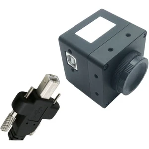 Industrial Camera Data Cable, High Flexible Drag Chain Cable, USB 2.0 Square Mouth Printer Data Cable with Screw Fixation