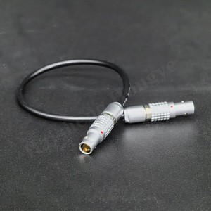 FGG.00.302.CLAD 2 Pin Circular Push Pull Self Locking Connector Cable for Camera Power/Industrial Sensor