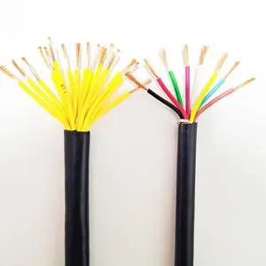 Custom 1.5mm/450/750V Flexible Multi-Core PVC Insulated Copper Wire/Cable for Control Cables