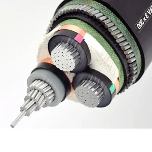 Kingyear Medium Voltage Flat Armored Aluminum Core Power Cables XLPE/PVC Insulation Customizable Diameter for Industrial Power