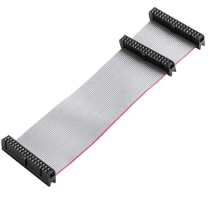 Custom 2.54mm IDC Flat Cables 2-17pin 34pin Idc Flat Ribbon Cable Assembly