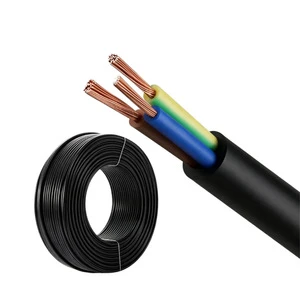 Great Quality Flexible Pvc Insulated Copper Wire Rvv Power Cables Rated Current for Engineering Projects