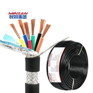 MINZAN 6Core Custom 1-30 Cores 4-26AWG 18AWG Industrial Machinery Shield Cable Custom Your Logo