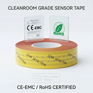 Flat Leakage Detection Cable Liquid Leakage Sensing Rope Leakage Sensor Equipment for Data Center Computer Room Systems