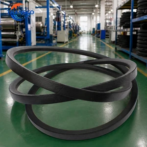 Custom Classical Wrapped V Belt Drive V-Belt Rubber V Belt for Industrial Machine Applications
