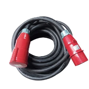 IP44 3 Pin 16A 250V Industrial Plug Extension Cord Type L-213 CEE Male IEC Waterproof Power Cable for Industrial Equipment