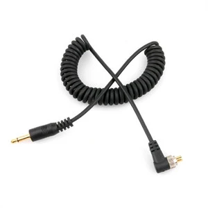 DSLR Camera Flash Shutter Release Connect Flexible Cord Cable PC to 3.5 mm (1/8