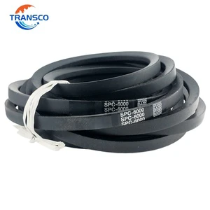 High Quality Agricultural Machines Rubber AC Fan V Belt SPC6000 Drive V-belt
