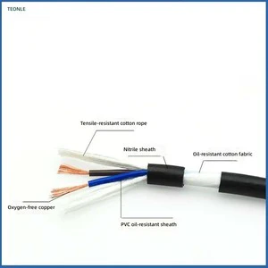 Flexible RVV Multi-Core Signal Cable 4-8 Core 300V Soft for CNC Machine Tool and Automation Equipment Control Lines
