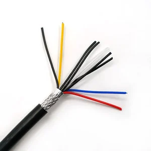 Underwater PUR 2 4 6 Core Liquid Level Sensor Transmitter Hollow Air Duct Ventilation Cable Shielded Signal Line