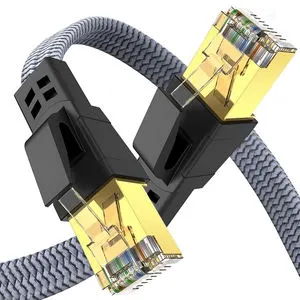 Super Speed PVC LSZH Male Cat8 1m 2m 3m 5m Ethernet Network Cable Extensions UTP FTP SFTP Lan Patch Cable with CCC Certification