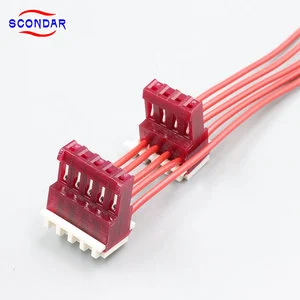 SCONDAR 2.54mm Pitch Custom Wire Harness Compatible With TE MTA-100 Connector Signal IDC Cable Data Cable Assembly