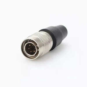 6 Pin Male Industrial Camera Cable Mount Connector HR10A-7P-6P for Camera Compatible with Hirose