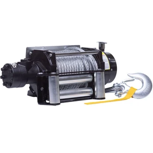 Custom Logo High Efficiency 12V Electric Winch Steel 1-20Ton 100m Lifting Height for High Building Pipeline Installation