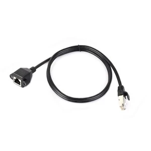 RJ45 Ethernet Extension Cable,Nickel-plated Iron Shell Protection,Providing Effective Interference Shielding,Flexible PVC Jacket