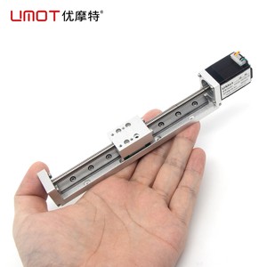 Nema 8 Lead Screw Linear Stage Trapezoidal Screw Linear Motion Module 20-100mm Stroke High Precision 0.03mm