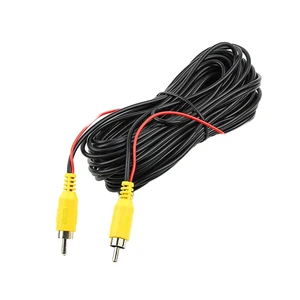 Customizable Coaxial Car Camera with Trigger Control RCA Male Connector PVC Jacket Reversing Video AV Extension Cable