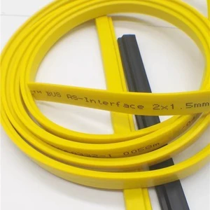 Asi Yellow and Black Tinned Copper PE Insulated Industrial Flat Communication Cable 2X1.5 AS-Interface AS-i Bus Cable