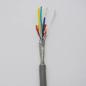 RS485 Modbus Cable 22AWG 1-Pair Shielded Twisted Pair 120 Ohm for Industrial Data Communication