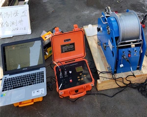 Temperature Borehole Logger With 1core Winch Cable Water Well Logging Tool up to 1000m Depth