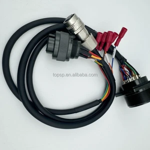 Four-axis Power Cable 22 Pin Servo Cable CNC Machine Equipment Electrical Wire 0.5m PVC Insulated Flexible Cable