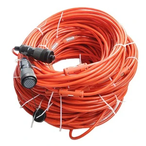 12 Channels Seismic Cable with 12 Split Spring Take-out Ordinary Type with NK27 Female Connector, Geophone Cable
