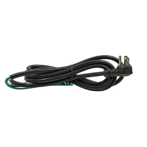 Heavy Duty NEMA 5-15P to Stripped End SJT 16AWG Power Cord - 15A 250V, UL Listed, for Industrial Equipment & DIY Wiring