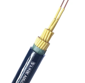 KVV 30 Core 1.5mm² Multi-Core Control Cable With PVC Sheathed Copper Conductor For Industrial Power Distribution Construction