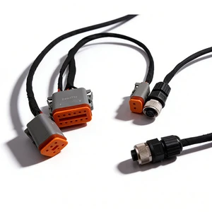 DT60 Plug Wiring Harness Controller Internal Cable Assembly TE Equipment Internal Transmission Bumper Parking Sensor