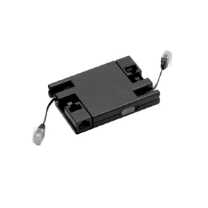 8P8C Retractable Ethernet CAT5e Slim Cable 2m Black Bare Copper Conductor RoHS Compliant RJ45/RJ12 Connectors 1 Year Warranty